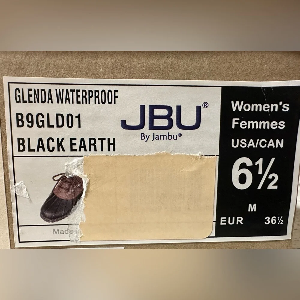 JBU by Jambu Glenda Waterproof Duck Shoe - NIB